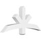 Ekena Millwork Alberta Architectural Grade PVC Gable Bracket, 48"W x 22"H x 4"D x 4"F, 11/12 Pitch GBP048X22X0404ALB00 - alternate 1